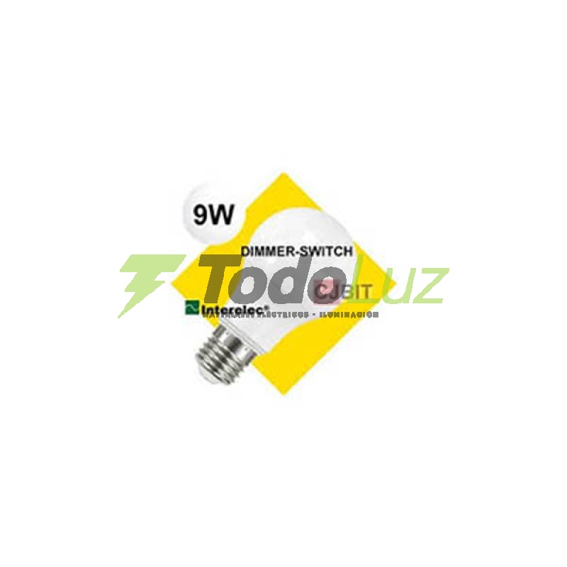 LAMPARA A-60 LED DIMMER-SWITCH 9W E-27