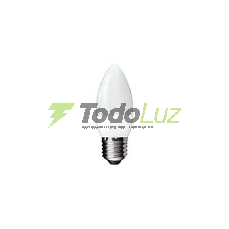 LAMPARA VELA LED 7W E-27 LUZ CALIDA