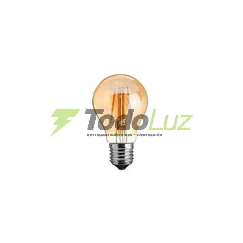 LAMPARA FILA LED TIPO A60 8W E-27 GOLDEN