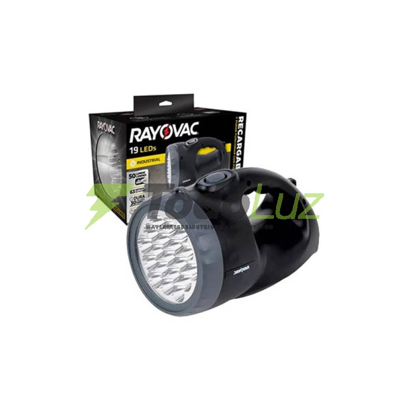 LINTERNA RECARGABLE HIBRIDA 19LED